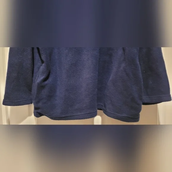 Vintage NFL for Her St. Louis Rams Navy Blue Long Sleeve Fleece Quarter 1/4 Zip - Picture 3 of 11